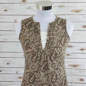 Croft & Barrow Women's Cotton Blouse Top Casual